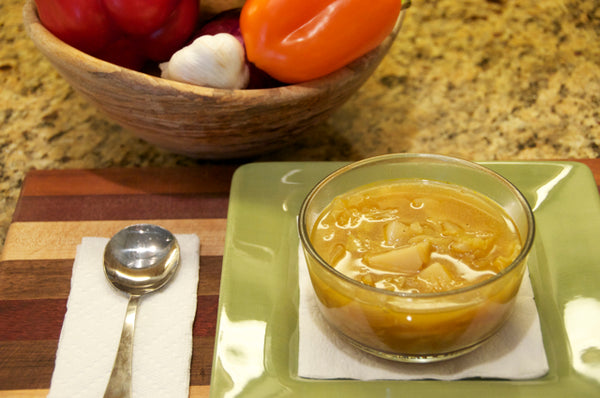 Curried Cabbage Soup with Potato