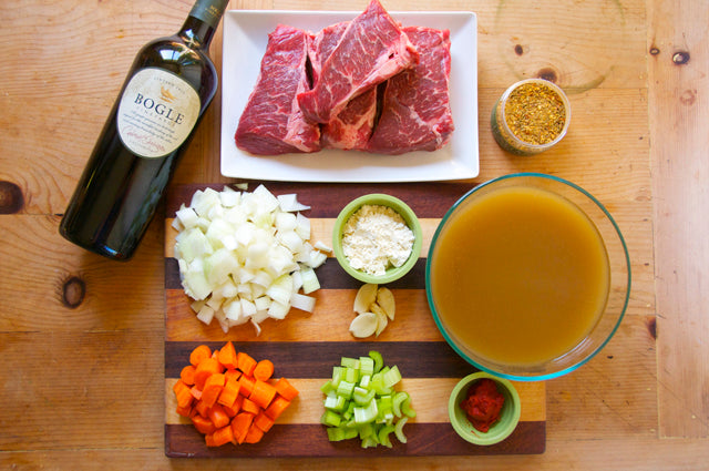 Braised Short Ribs With Red Wine (Boneless)