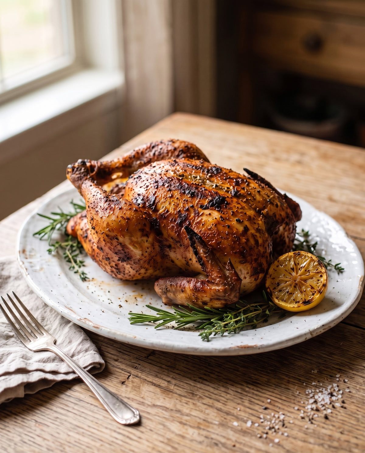 Beer Can Smoked Chicken