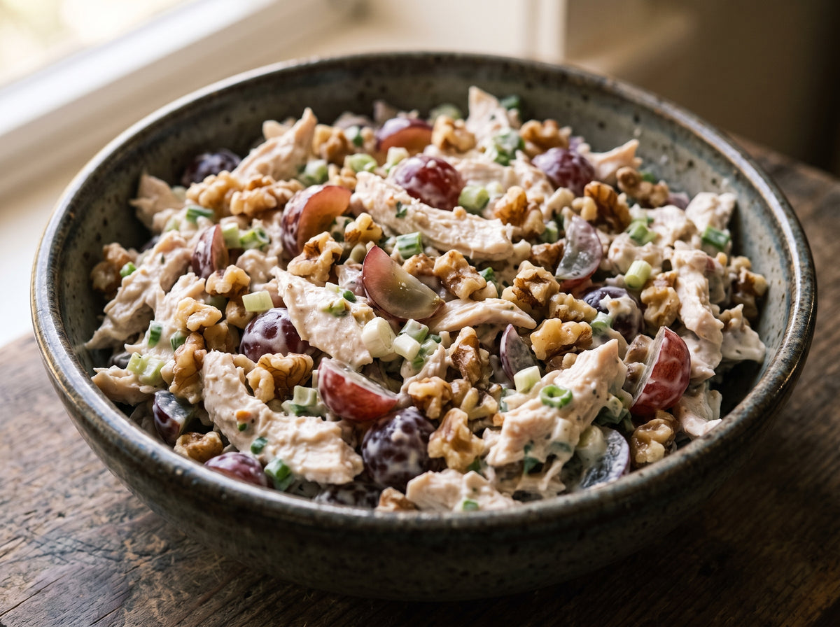 Chicken Salad with Walnuts & Grapes