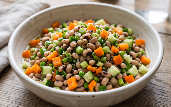 Mediterranean Black Eyed Pea Salad