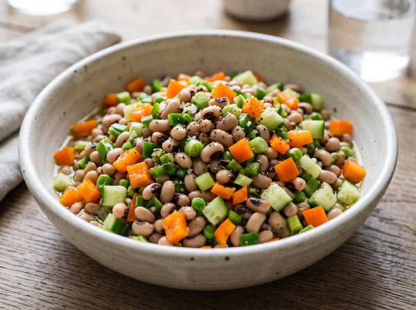 Mediterranean Black Eyed Pea Salad